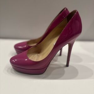 Jimmy Choo Fuchsia Patent Heels